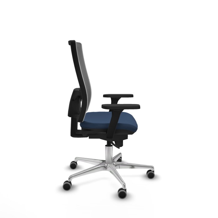 PIQUERAS Y CRESPO Silla de oficina Horna Azul marino y Gris PIQUERAS Y CRESPO Silla de oficina Horna Azul marino y Gris