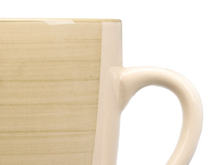 Vessia Taza 300 ml 8.6x10.6 cm Espiral Verde Oliva Cerámica (Set de 36)