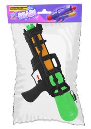 Marbueno Pistola de Agua Plástico Presión Color Negro 38x17 cm Jardín, Piscina y Playa MARBUENO SUMMER 10137N