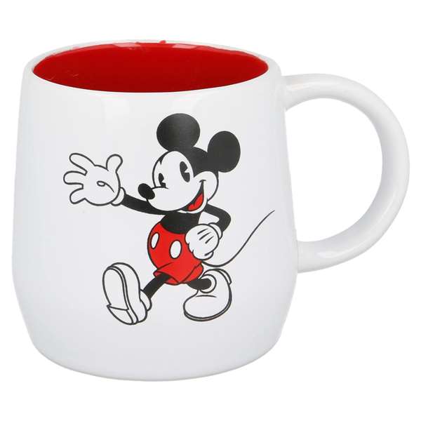Stor Taza de Cerámica Disney "Mickey 90" Edición Nova - 360 ml, Ideal para Coleccionistas y Regalo, Presentada en Caja