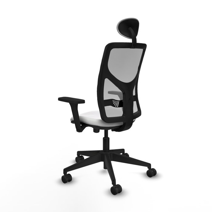 PIQUERAS Y CRESPO Silla de oficina Motilla con mecanismo Sincro/Traslack Blanco y Gris PIQUERAS Y CRESPO Silla de oficina Motilla con mecanismo Sincro/Traslack Blanco y Gris