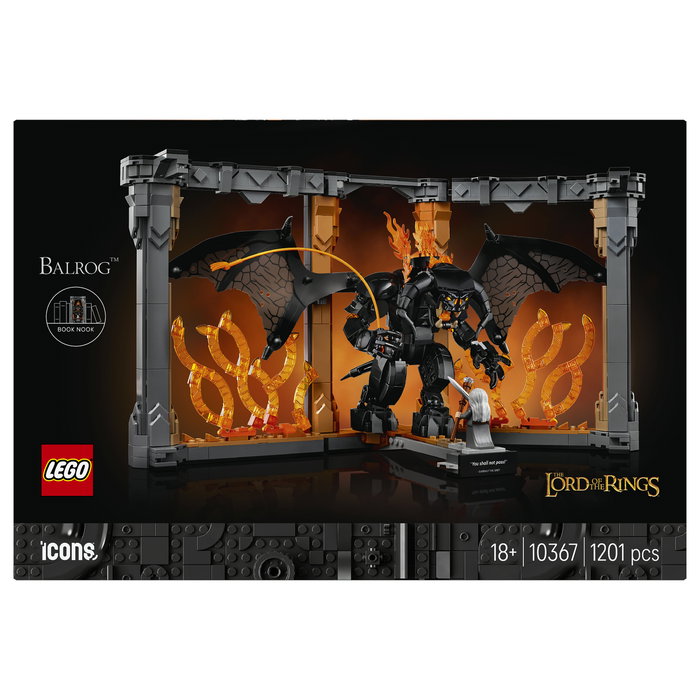 LEGO Icons El Señor de los Anillos: Balrog Book Nook 10367 LEGO Icons El Señor de los Anillos: Balrog Book Nook 10367