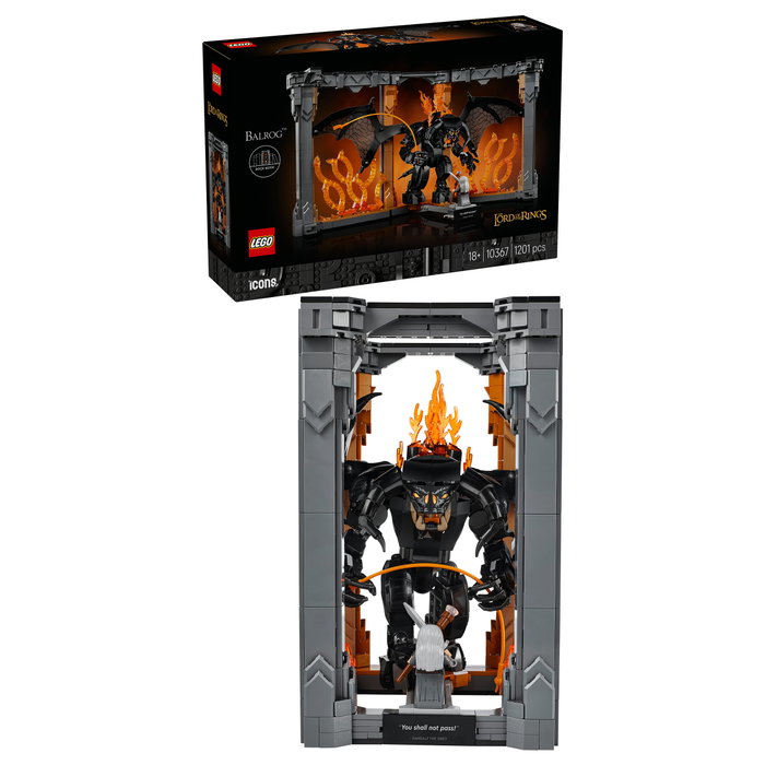 LEGO Icons El Señor de los Anillos: Balrog Book Nook 10367 LEGO Icons El Señor de los Anillos: Balrog Book Nook 10367