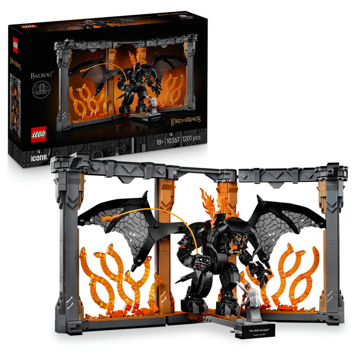 LEGO Icons El Señor de los Anillos: Balrog Book Nook 10367 LEGO Icons El Señor de los Anillos: Balrog Book Nook 10367