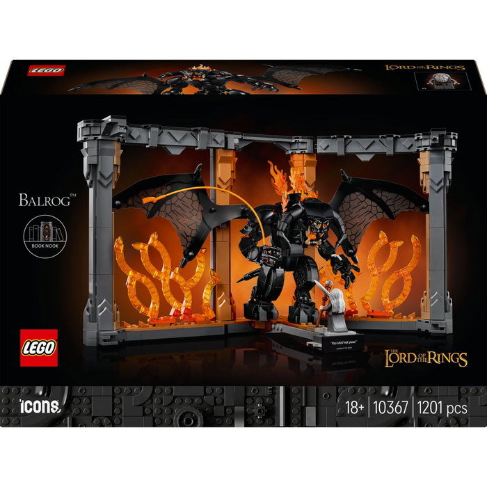 LEGO Icons El Señor de los Anillos: Balrog Book Nook 10367