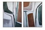 DKD Home Decor Cuadro Abstracto en Lienzo 83x4,5x123 cm Surtido de 2 Piezas