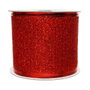 Decoris Lazo con purpurina rojo 270 x 6,3 cm
