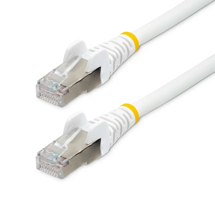 Cable startech.com 7m cat6a ethernet white low smoke zero halogen (lszh) 10gbe 500mhz 100w poe++ snagless rj-45 w/strain reliefs Cable startech.com 7m cat6a ethernet white low smoke zero halogen (lszh) 10gbe 500mhz 100w poe++ snagless rj-45 w/strain reliefs
