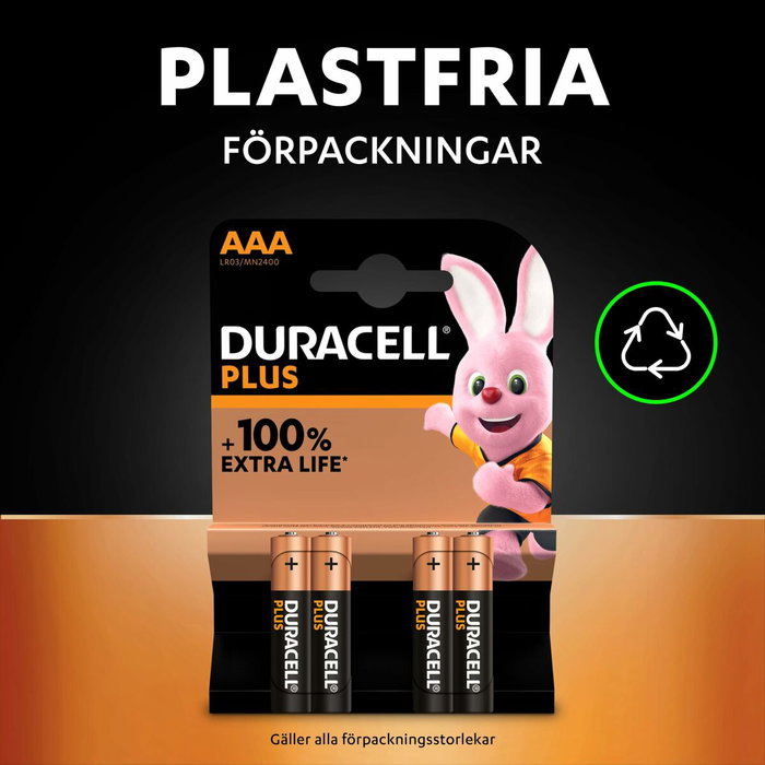 Duracell Plus Power Boost Pack de 8 pilas AAA 1,5V alcalinas Duracell Plus Power Boost Pack de 8 pilas AAA 1,5V alcalinas