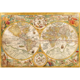 Clementoni Puzzle Mapa Antiguo 2000 Piezas 97,5x66,8cm