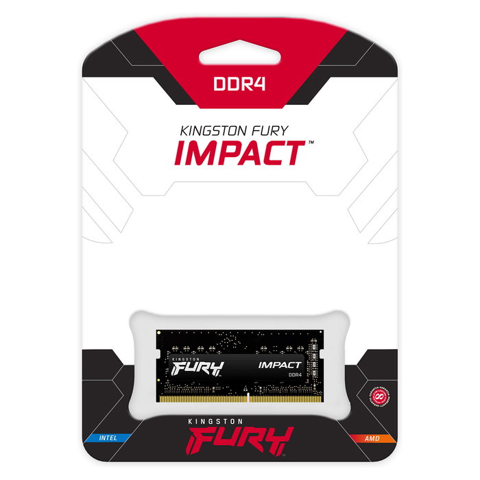 Kingston FURY Impact 16GB DDR4 3200MHz CL20 SODIMM Memoria RAM para Portátil