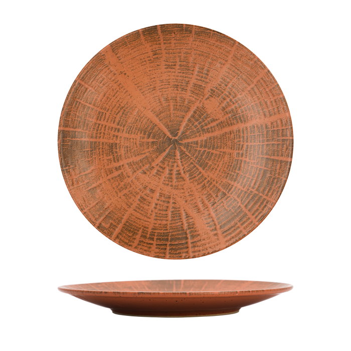 Summa Forest Terracota Plato Llano de Gres, 27 cm, Plato Llano Coupe (Set de 6) Summa Forest Terracota Plato Llano de Gres, 27 cm, Plato Llano Coupe (Set de 6)
