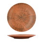 Summa Forest Terracota Plato Llano de Gres, 27 cm, Plato Llano Coupe (Set de 6)