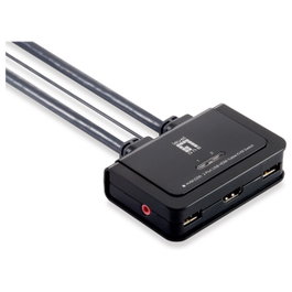 LevelOne KVM-0290 Conmutador KVM de 2 puertos HDMI y USB