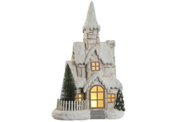 DKD Home Decor Decoración Luminosa LED Magnesia Casa 35x20x51 cm