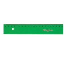 FABER-CASTELL Regla de 20 Centímetros (Set de 10)