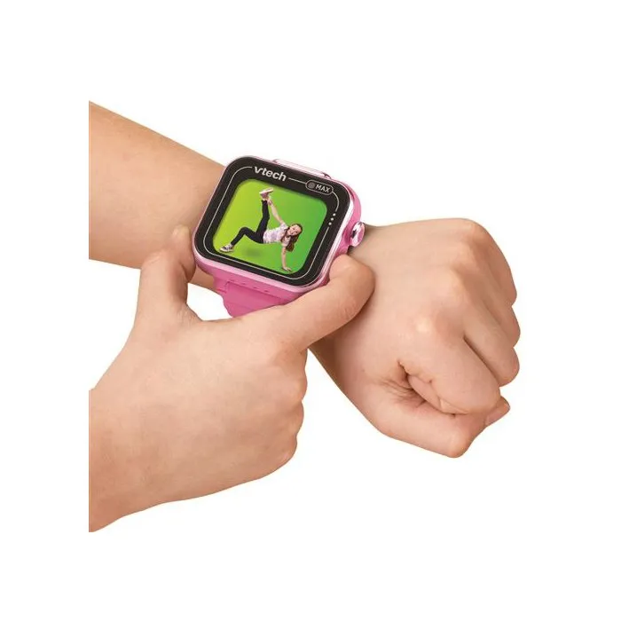 VTECH Kidizoom Max Smartwatch - Reloj Inteligente Niños - Color Rosa - Idioma Francés