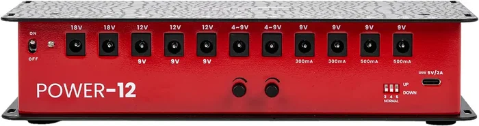 GATOR Fuente de Alimentación para Pedalboard 12 Salidas 2300 mA - Alimentador Estación Pedales