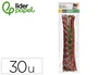 Liderpapel Limpiapipas de chenilla 30 cm colores brillantes surtidos (30 unidades)