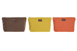 DKD Home Decor Neceser Retro industrial Marron Naranja Lienzo 8 x 20 x 33 cm