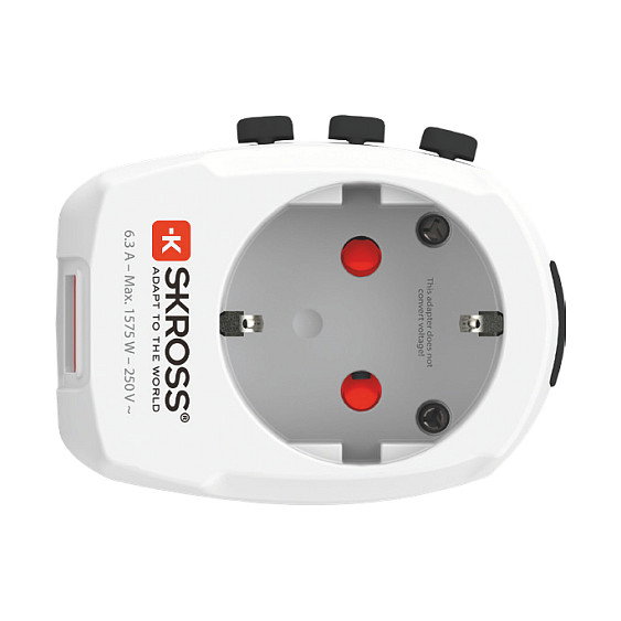 SKROSS Skross PRO Light USB (2xA) - World SKROSS Skross PRO Light USB (2xA) - World
