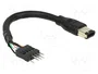 DeLOCK Cable FireWire A a Borne de Poste Negro 0,016 m