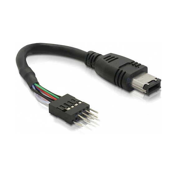 DeLOCK Cable FireWire A a Borne de Poste Negro 0,016 m