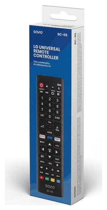 Savio RC-05 mando universal para TV LG Savio RC-05 mando universal para TV LG