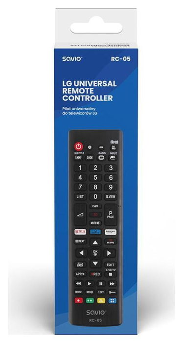 Savio RC-05 mando universal para TV LG Savio RC-05 mando universal para TV LG