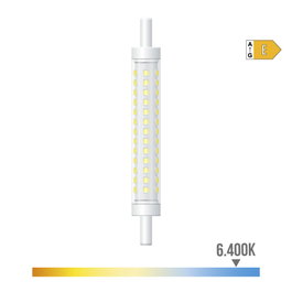 Edm Bombilla LED Lineal R7s 8W 900lm 6400K Luz Fría Regulable 118mm