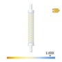 Edm Bombilla LED Lineal R7s 8W 900lm 6400K Luz Fría Regulable 118mm