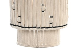 DKD Home Decor Vila3 Lámpara Aplique Urban Crudo Negro 12 x 38 x 23 cm (2 Unidades)