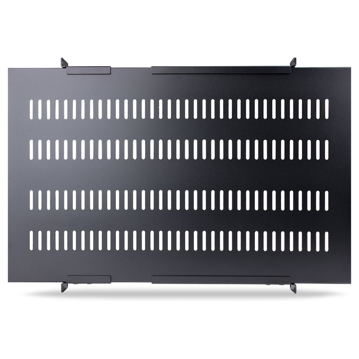 StarTech Fachboden Serverschrank 1HE belüftet, verstellbarer Schwerlast Fachboden für Server Rack/Schrank bis 113 kg