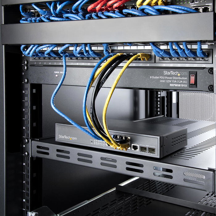 StarTech.com Estante de 1U Ventilado y Ajustable para Rack de 19 pulgadas