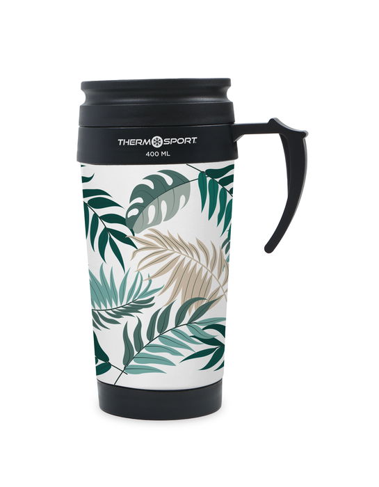 Thermosport Travel Mug Decorada 400ml con 2 Surtidos - Elegante Taza Térmica de Viaje Perfecta para Bebidas Calientes o Frías (12 Unidades) Thermosport Travel Mug Decorada 400ml con 2 Surtidos - Elegante Taza Térmica de Viaje Perfecta para Bebidas Calientes o Frías (12 Unidades)