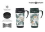 Thermosport Travel Mug Decorada 400ml con 2 Surtidos - Elegante Taza Térmica de Viaje Perfecta para Bebidas Calientes o Frías (12 Unidades)