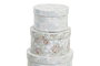 DKD Home Decor Set de 10 Cajas de Almacenaje Redondas Verde