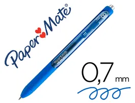 Papermate Inkjoy Retractil Gel Pen Bolígrafo Azul 0,7mm Punta de Bola 0.35mm