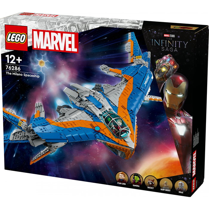 LEGO 76286 Marvel Super Heroes Guardians of the Galaxy: Die Milano Juego de Construcción, 2090 Piezas