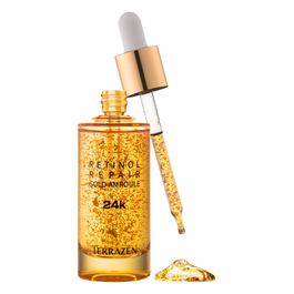 Retinol Repair, 24K gold, Firming, Ampoules Treatment Serum, Anti-aging, For Face, For Women, 50 ml
