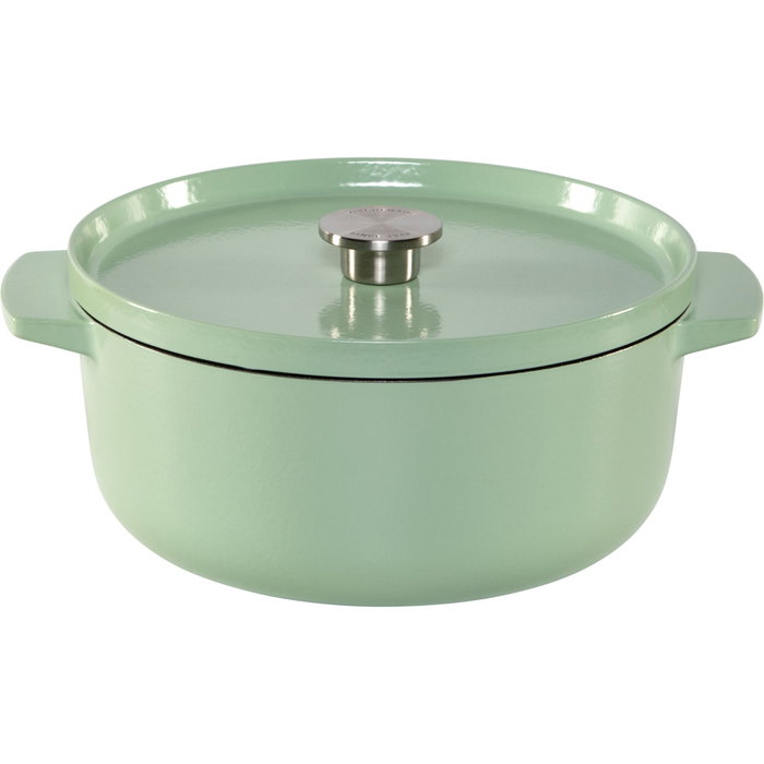 KitchenAid Asador de Hierro Fundido con Tapa 26 cm, Verde KitchenAid Asador de Hierro Fundido con Tapa 26 cm, Verde