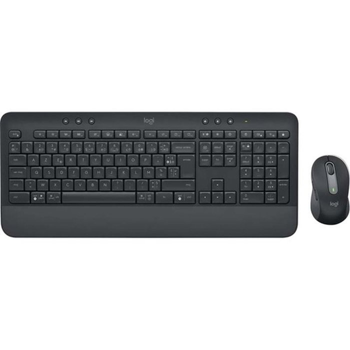 Logitech Signature MK650 Combo for Business Juego de Teclado y Ratón Inalámbrico Bluetooth LE AZERTY Francés Grafito Logitech Signature MK650 Combo for Business Juego de Teclado y Ratón Inalámbrico Bluetooth LE AZERTY Francés Grafito