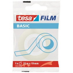Tesa Film Cinta Adhesiva Transparente Basic 19 mm x 33 m