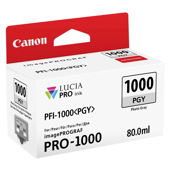 Canon PFI-1000PGY Gris Foto Canon PFI-1000PGY Gris Foto