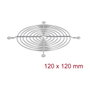 DeLOCK 67308 Rejilla del ventilador 120 x 120 mm Plata