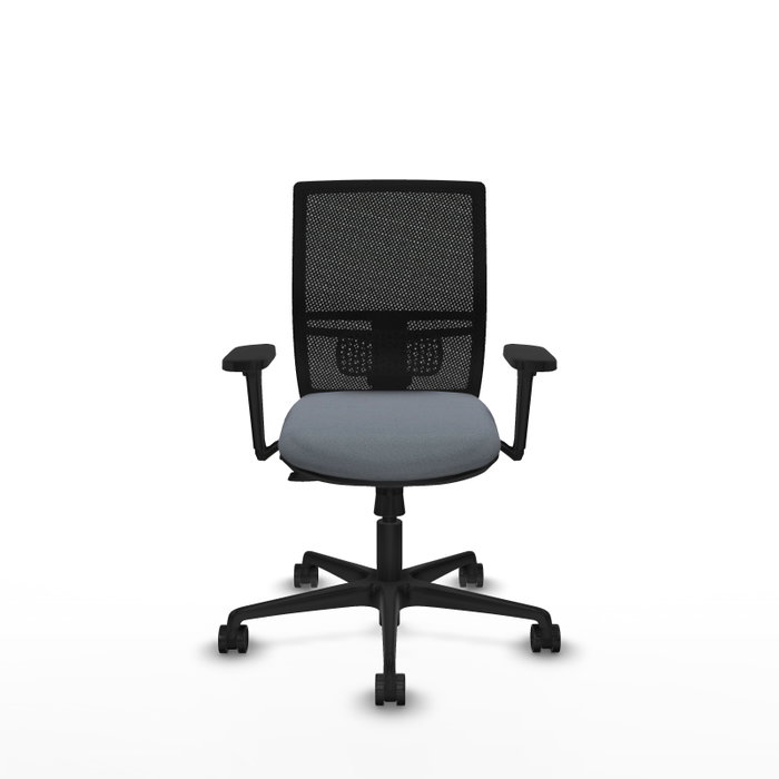 PIQUERAS Y CRESPO Silla de oficina Yunquera con mecanismo Sincro/Traslack, Gris y Negro PIQUERAS Y CRESPO Silla de oficina Yunquera con mecanismo Sincro/Traslack, Gris y Negro