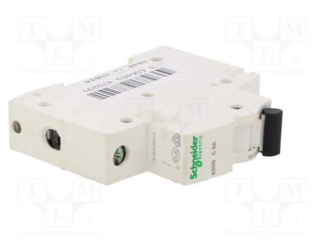 SCHNEIDER ELECTRIC Interruptor magnetotérmico ACTI9 MCB K60N 6A 1P 6kA