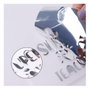 LOKLiK Europe Vinilo Adhesivo Permanente Metálico Espejo Plata 30,5 x 180 cm