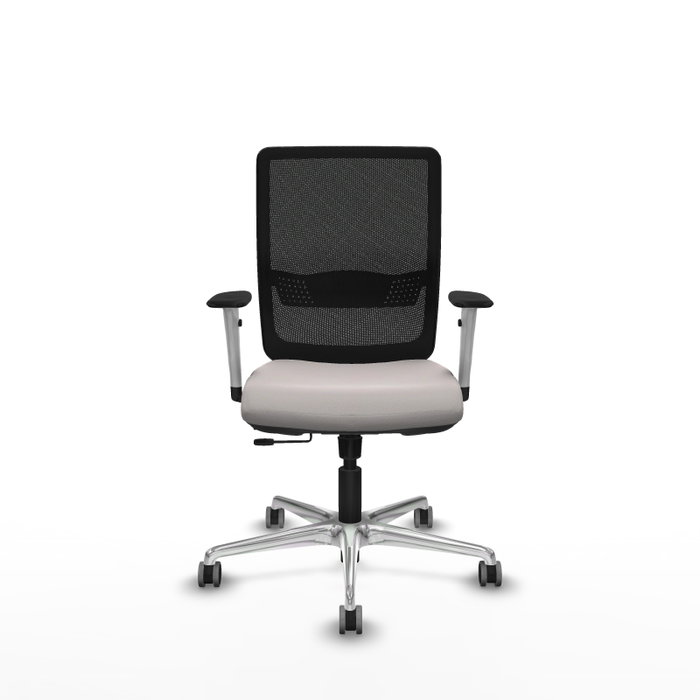 PIQUERAS Y CRESPO Silla de oficina Haches con mecanismo Sincro/Traslack Blanco y Negro PIQUERAS Y CRESPO Silla de oficina Haches con mecanismo Sincro/Traslack Blanco y Negro