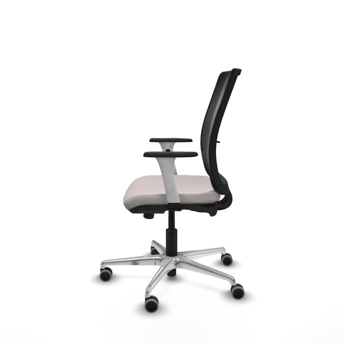 PIQUERAS Y CRESPO Silla de oficina Haches con mecanismo Sincro/Traslack Blanco y Negro PIQUERAS Y CRESPO Silla de oficina Haches con mecanismo Sincro/Traslack Blanco y Negro